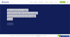 Desktop Screenshot of ancoris.com